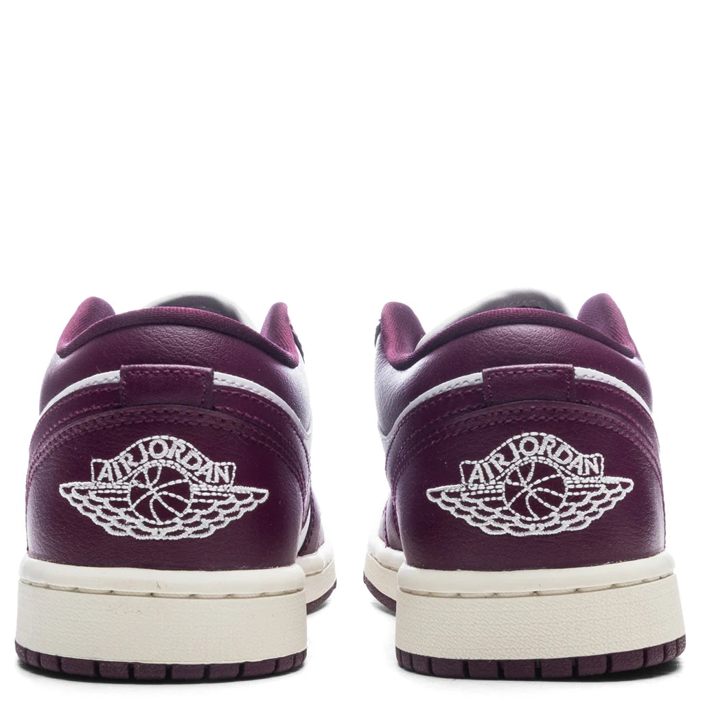 Womens Air Jordan 1 Low White Bordeaux Sail