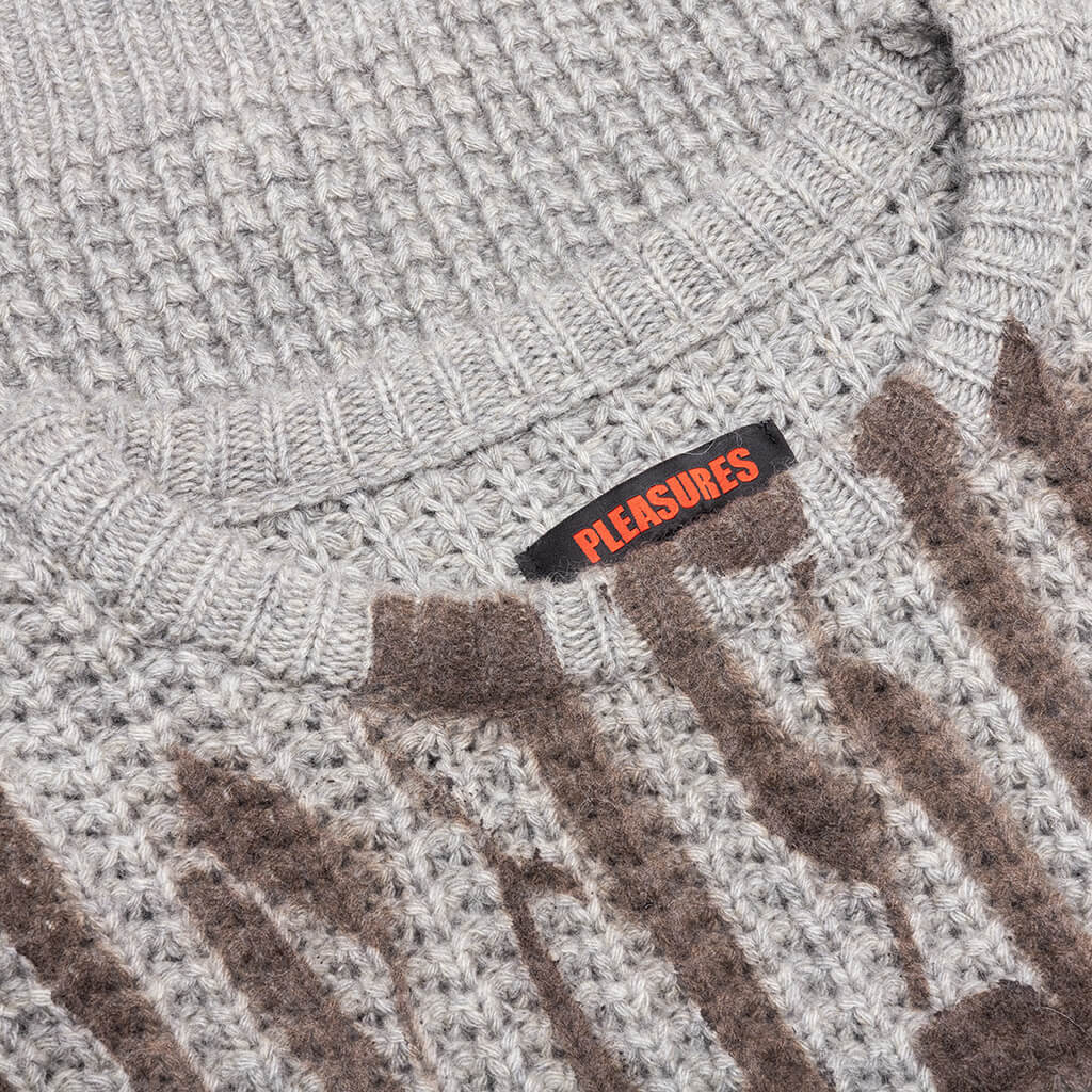 Twitch Chunky Knit Sweater Heather Grey