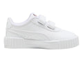 Tenis PUMA Carina 30 V Blanco y Oro para Niña