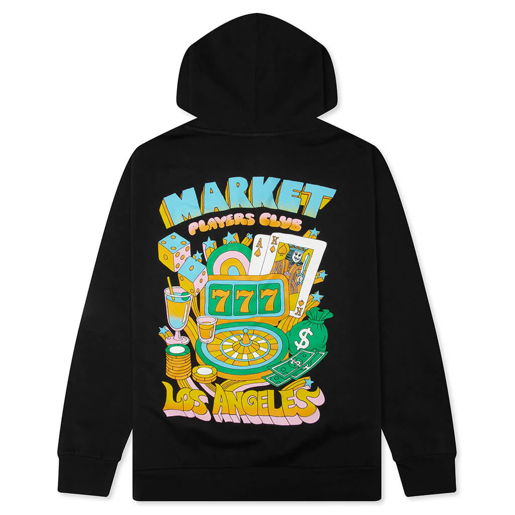 Players Club Hoodie Black