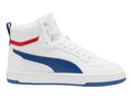 Tenis PUMA Caven 20 Mid Blanco y Azul para Niño