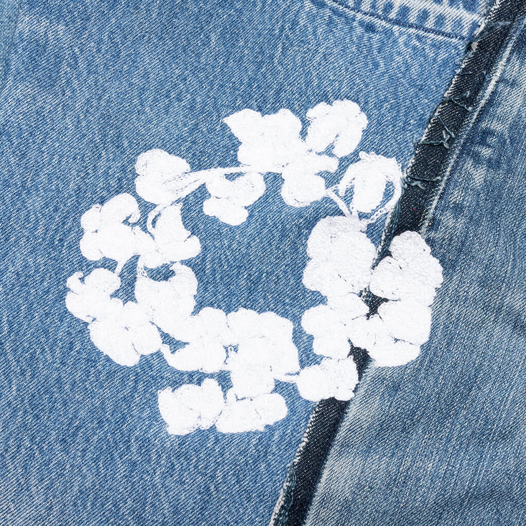Readymade x Denim Tears CTN Wreath Track Jacket Blue