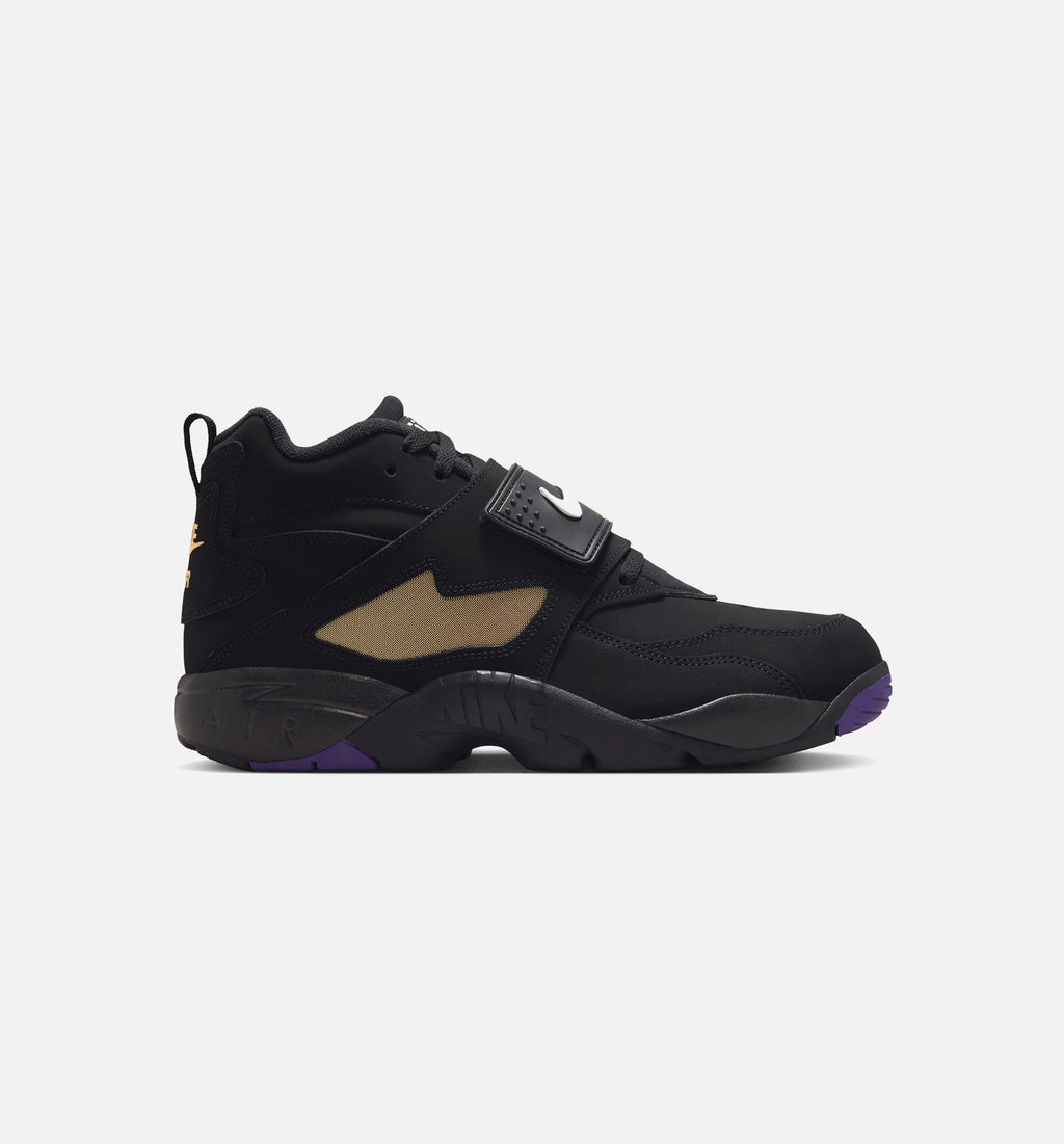 Air Diamond Turf Mens Lifestyle Shoe Black White Club Purple Metallic Gold