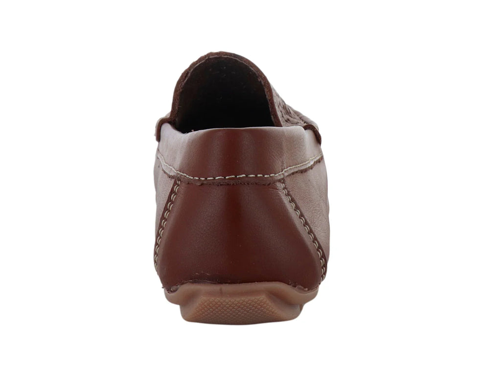 Zapatos Mocasines Driver MELIANA Color Tan para Mujer
