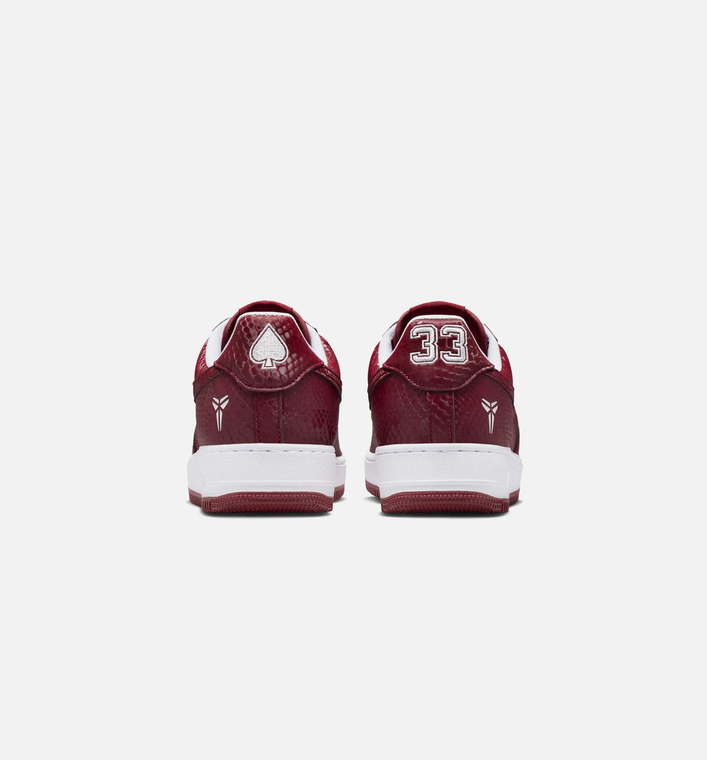 Kobe Air Force 1 Low Merion Mens Lifestyle Shoe Team Red White
