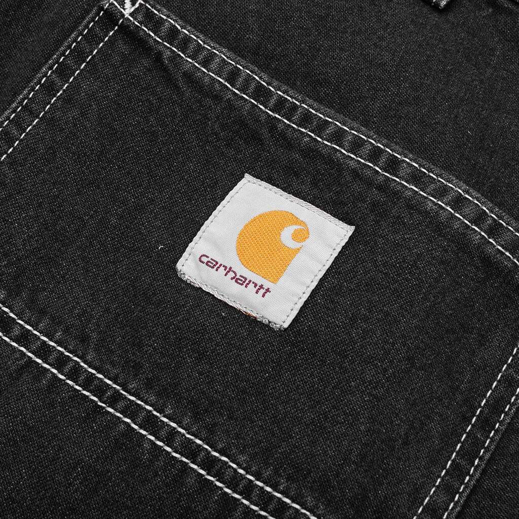 Simple Short Black Stone Washed