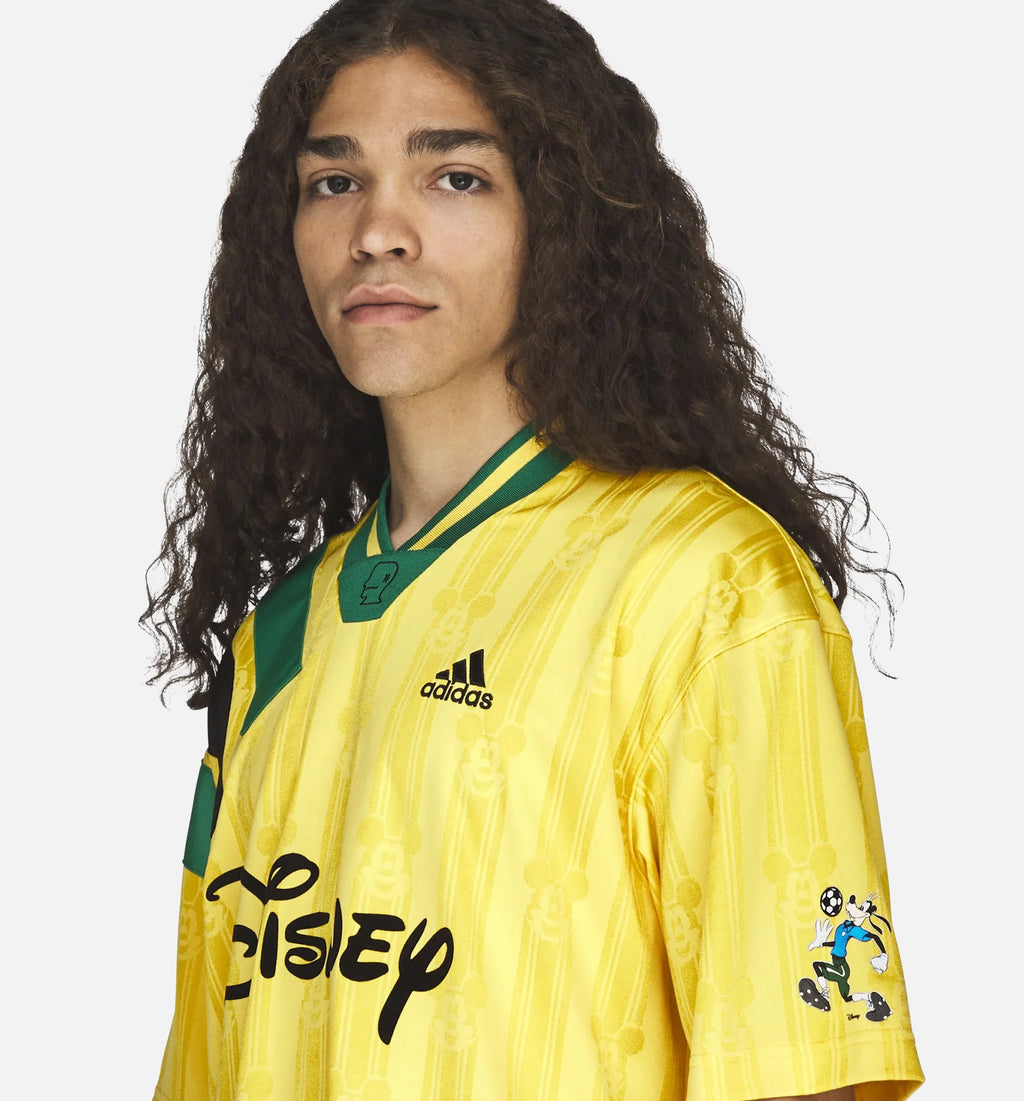 Originals x Brain Dead By Disney Mens Jersey Yellow Green Black