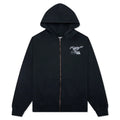 Mustang Cross Zip Up Hoodie Washed Black