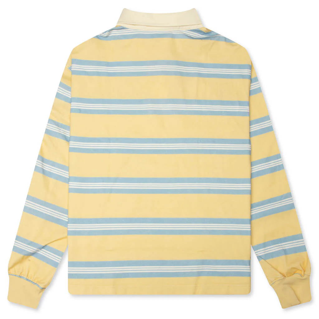 Stripe L S Rugby Yellow