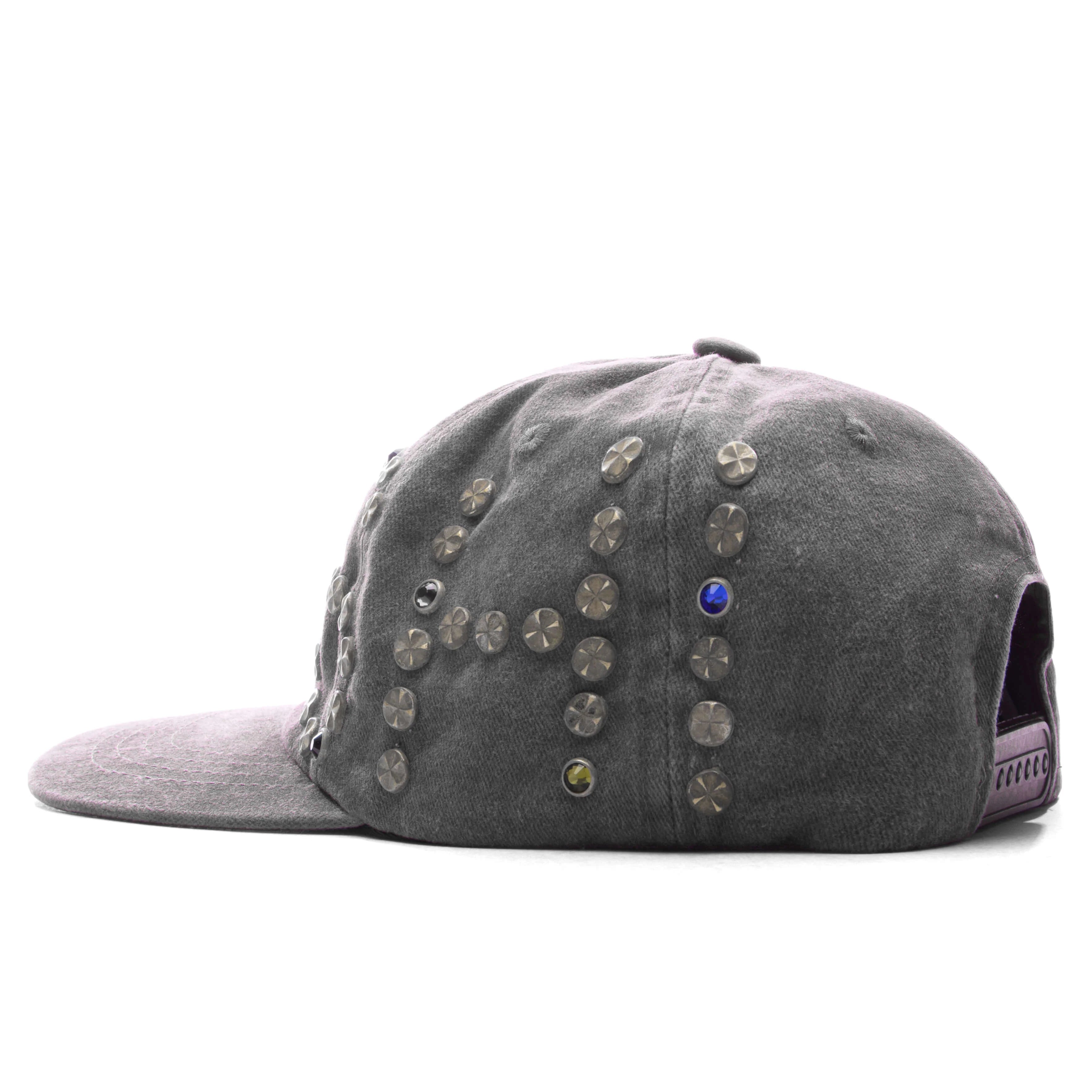 Studded Wrap Around Hat Black