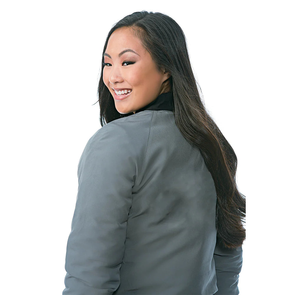 Luxe Reversible Bomber Jacket
