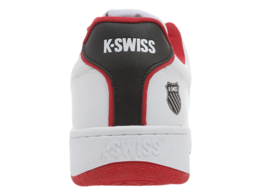 Tenis K Swiss Gravity Blanco Negro y Rojo para Hombre
