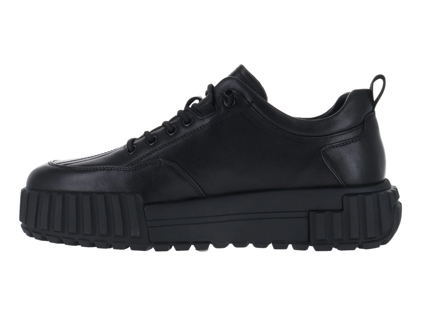 Tenis Buenissimo Negros de Piel para Hombre