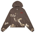 Been Amess Zip Hooded Sweatshirt Brown