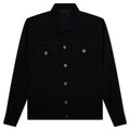 Wool Like Light Trucker Jacket Black