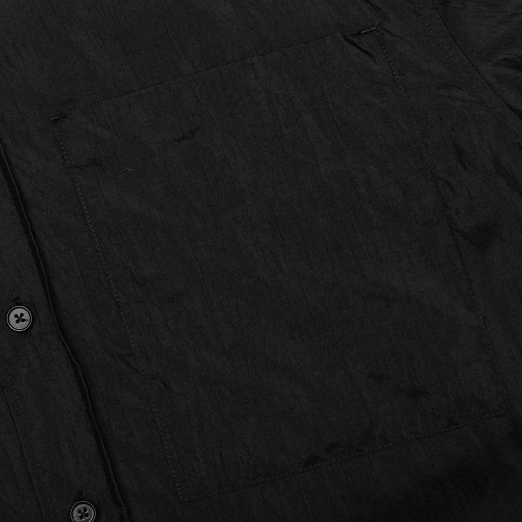 Silk And Nylon Shirt Black
