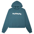 Flower Trip Crystal Hoodie Steel Blue