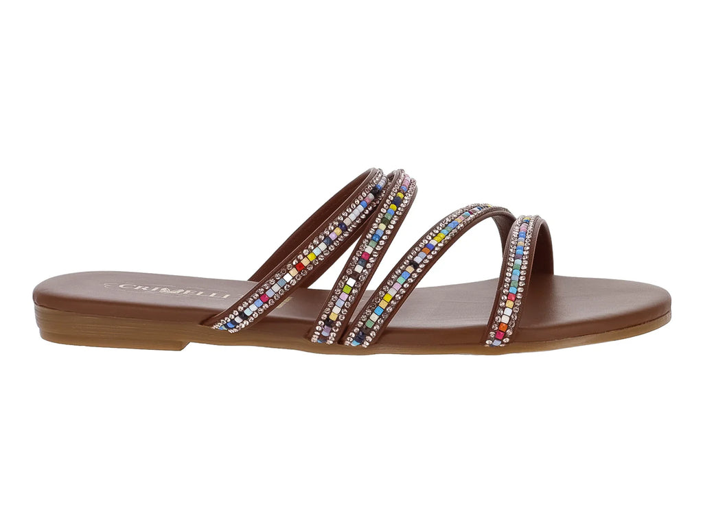Sandalias Crivelli Café para Mujer