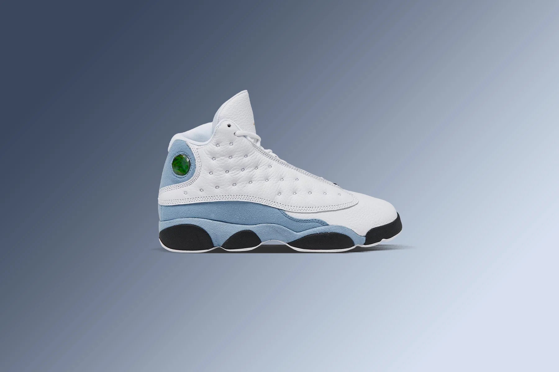 Air Jordan 13 Retro GS White Yellow Ochre Blue Grey