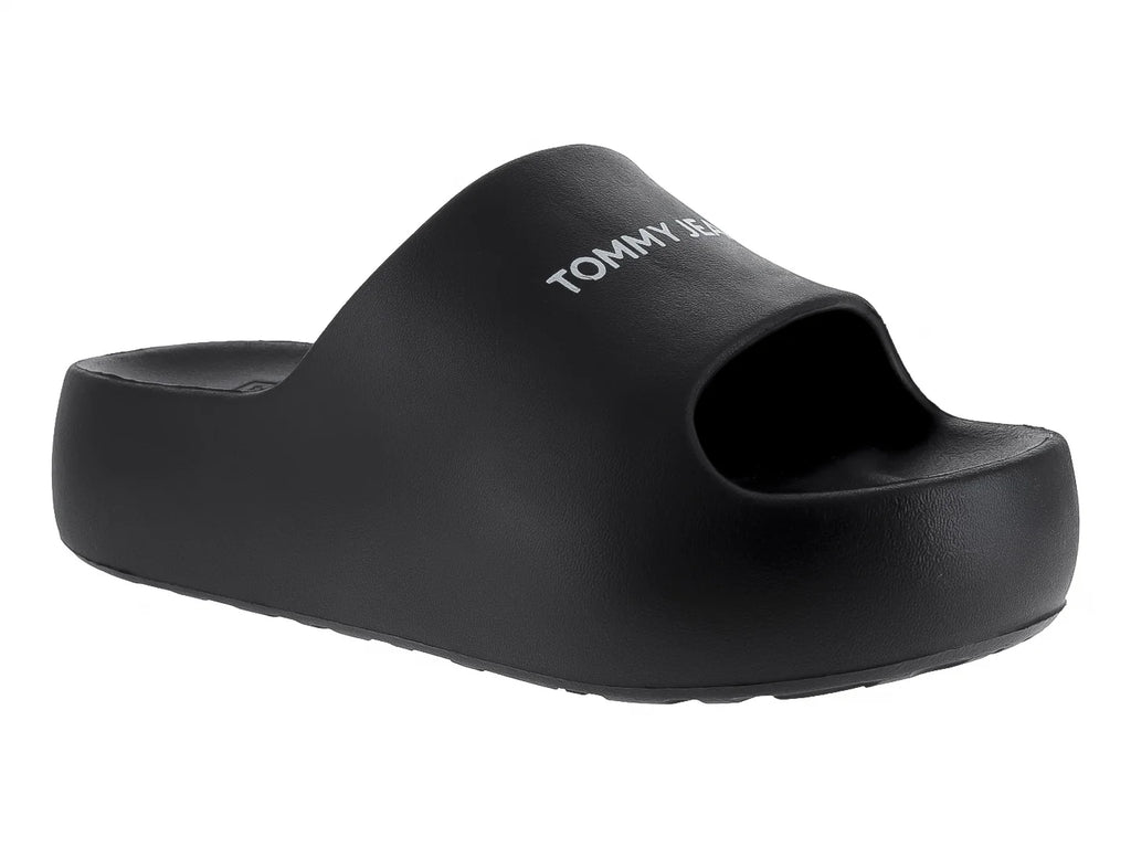 Sandalias de Playa Tommy Hilfiger Negro para Mujer