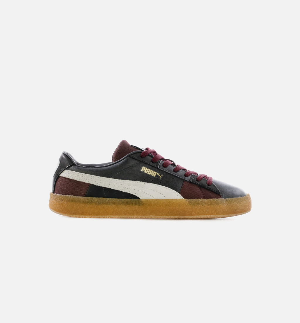 Suede Crepe Patch Mens Lifestyle Shoe Ebony Fudge Gray Violet
