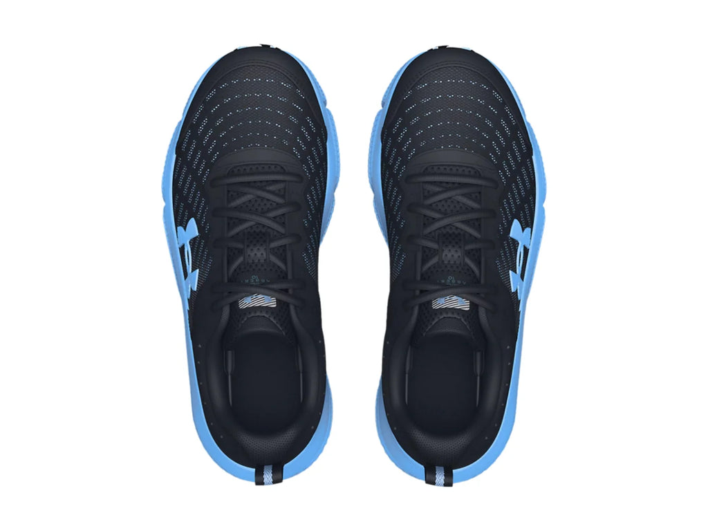 Tenis Under Armour Assert 10 Negro y Azul para Niño