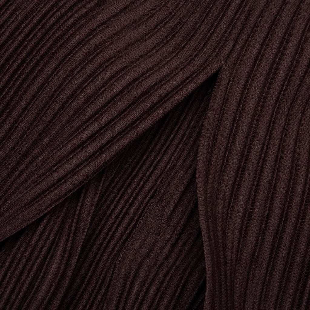 Tailored Pleats 2 Eggplant Black