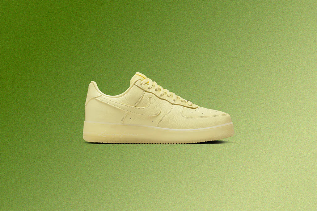 Nike x NOCTA Certified Lover Boy Air Force 1 Low Citron Tint Cobalt Tint Metallic Silver