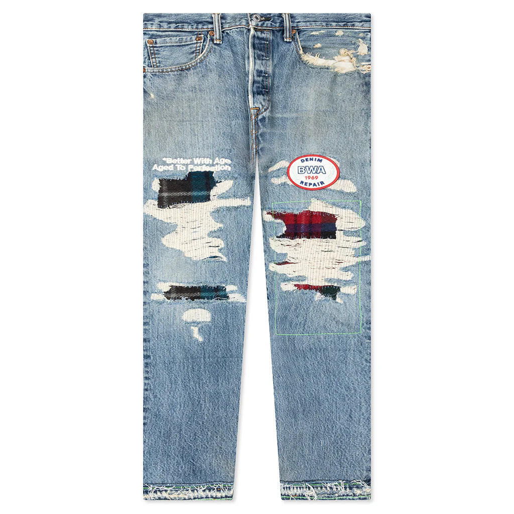 Denim Repair Pants Indigo
