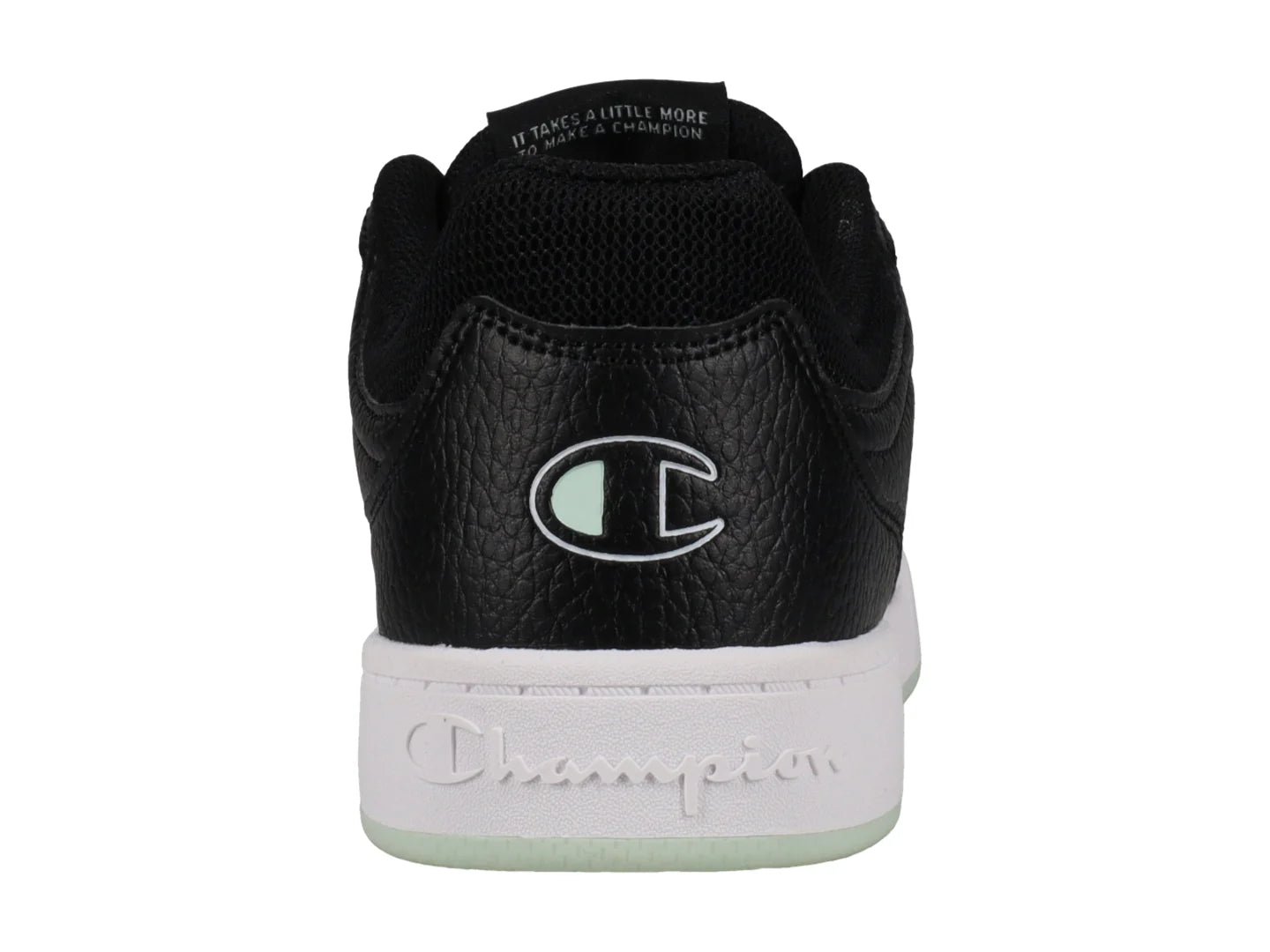 Tenis Champion Arena Lo Negro con Menta para Mujer