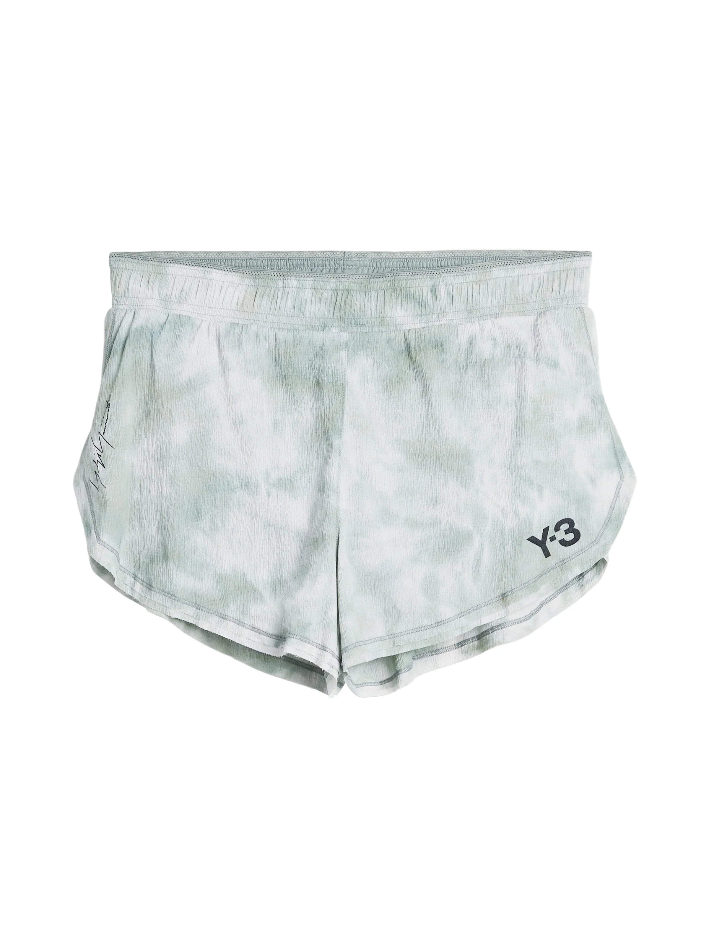 Adidas Womens Y 3 All Over Print Running Shorts