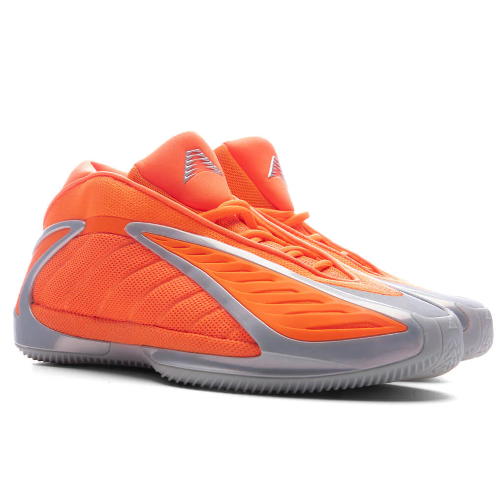 Anthony Edwards 2 Lucid Orange Silver Metallic Grey One