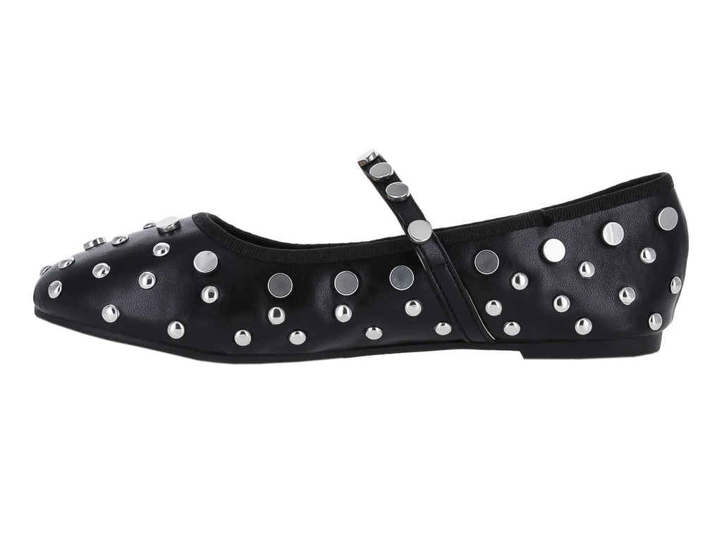 Zapatos Planos Roze Negro para Mujer