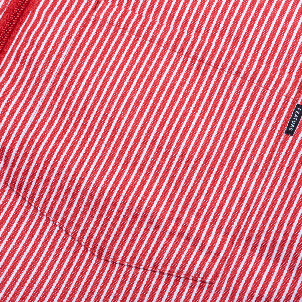 Smith 3 4 Zip Shirt Red