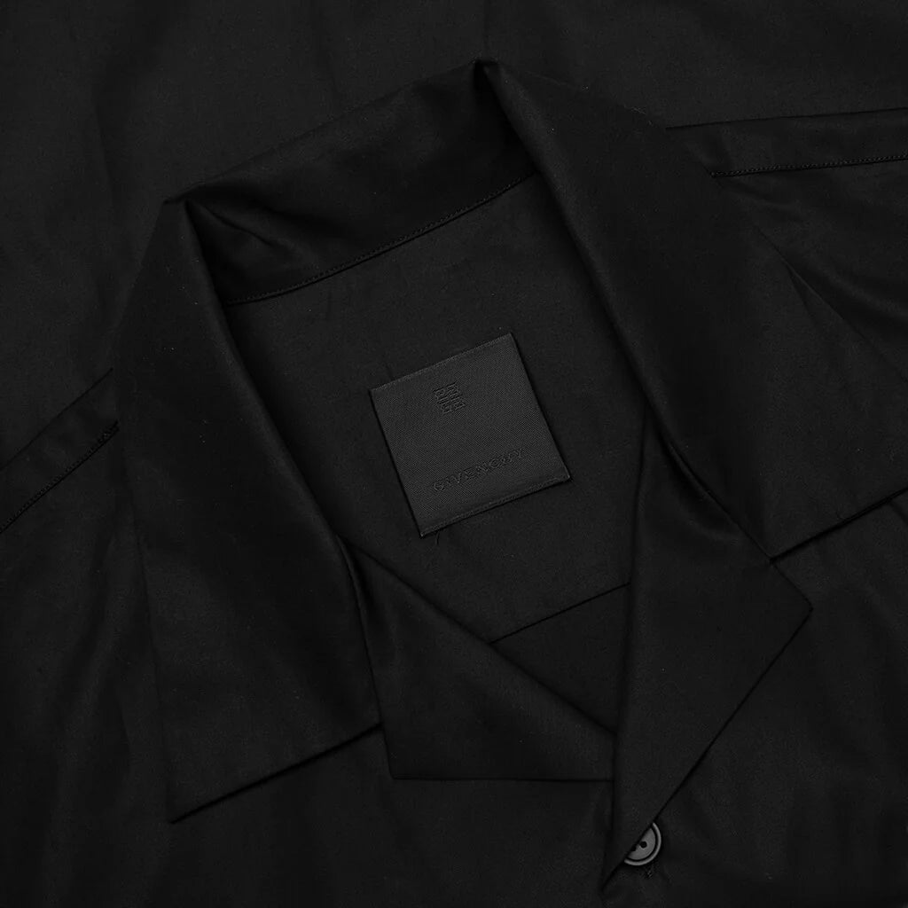 1952 Poplin Boxy Fit Shirt Black