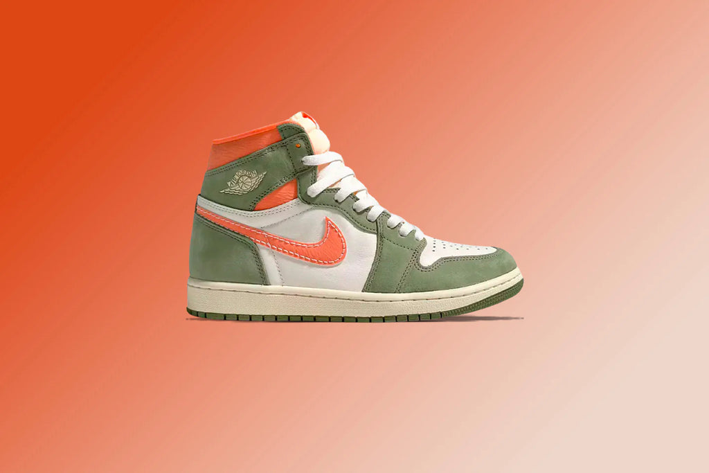 Air Jordan 1 Retro Hi OG Craft Celadon Sky J Light Olive Bright Mandarin