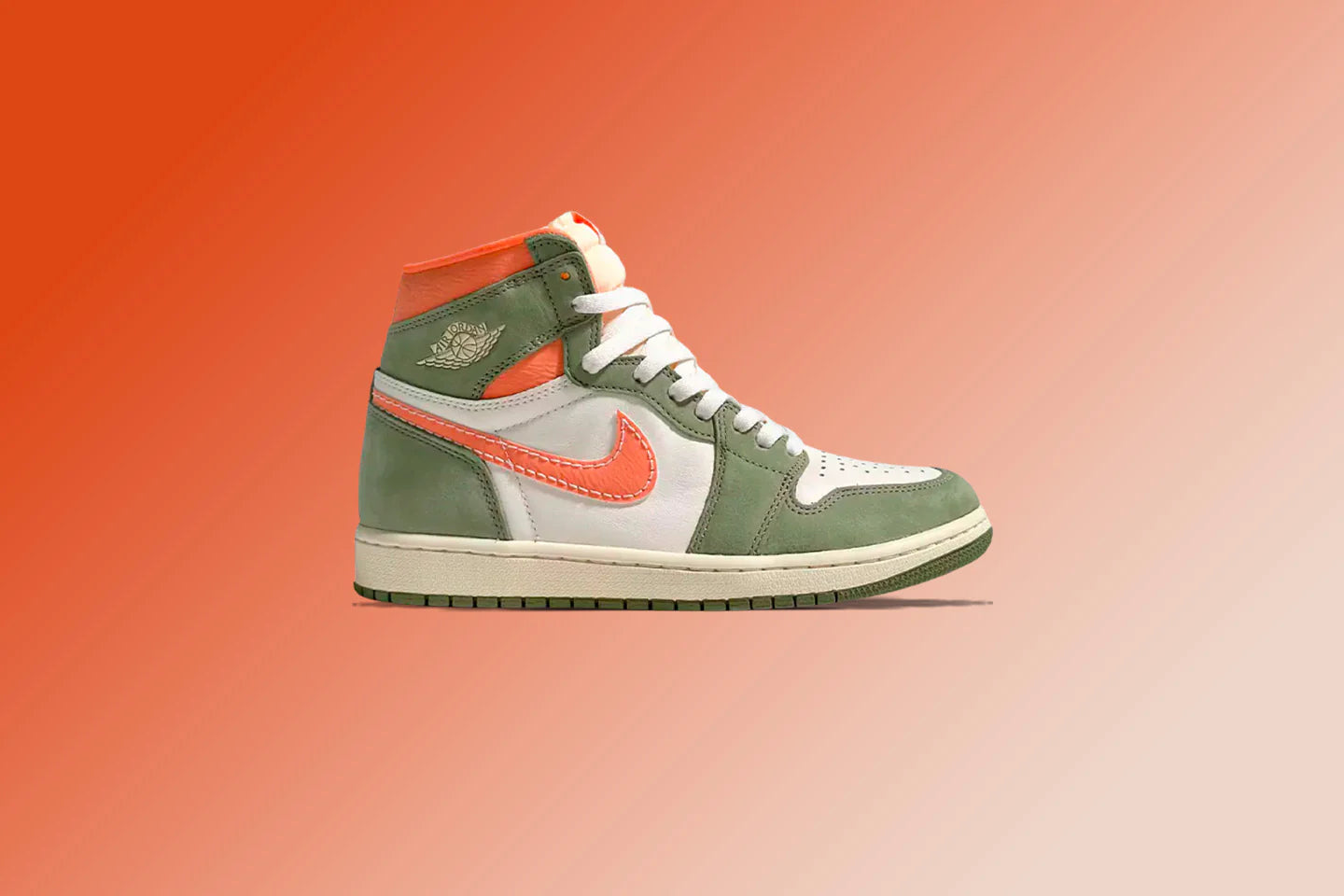 Air Jordan 1 Retro Hi OG Craft Celadon Sky J Light Olive Bright Mandarin