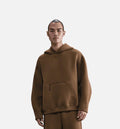 Tech Fleece Oversized Mens Hoodie Mosswood Brown Black