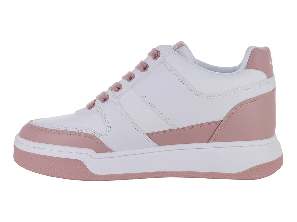 Tenis Guess Blanco y Rosa para Mujer