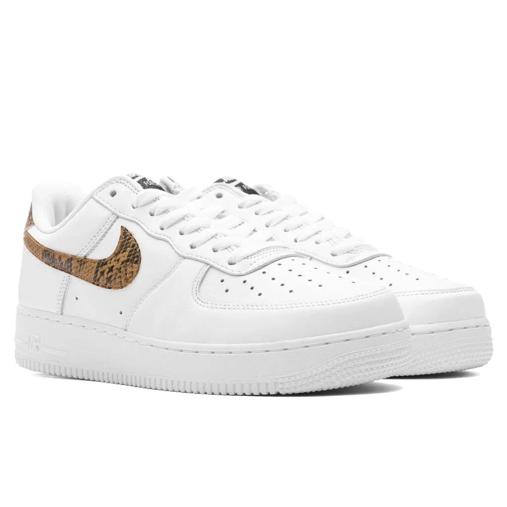 Air Force 1 Low Retro PRM QS Ivory Snake White Elemental Gold Dark Hazel