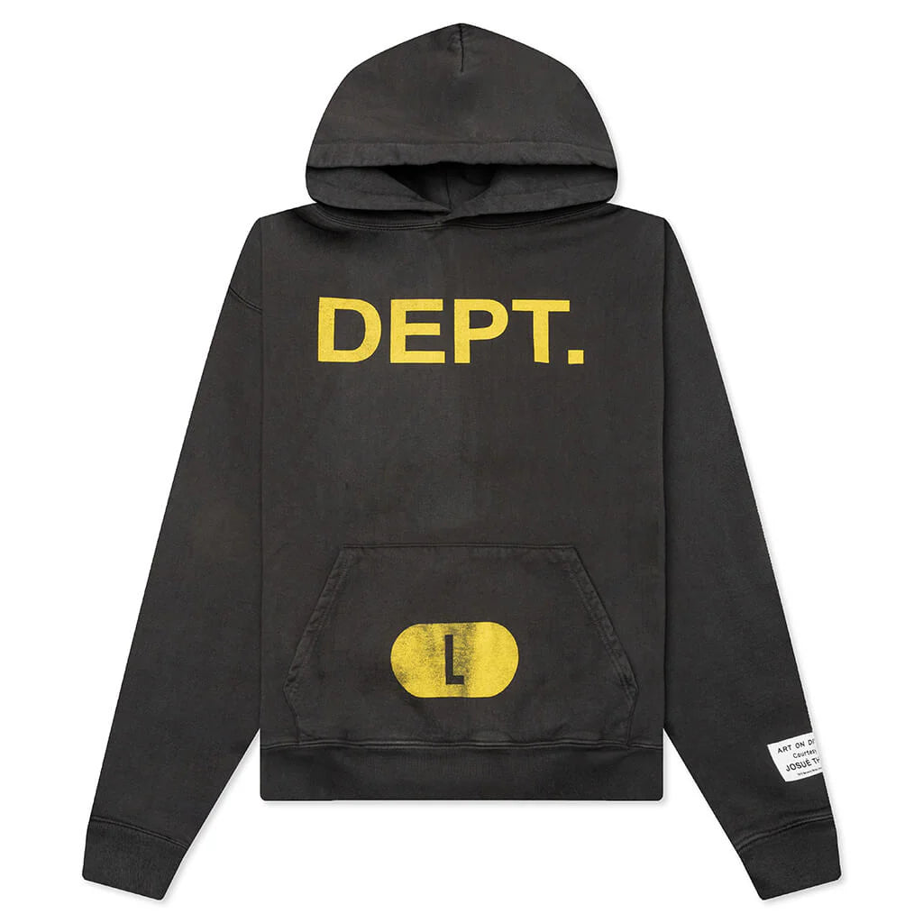 Size Logo Hoodie Black