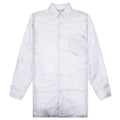 Padded Stripe L S Shirt Blue