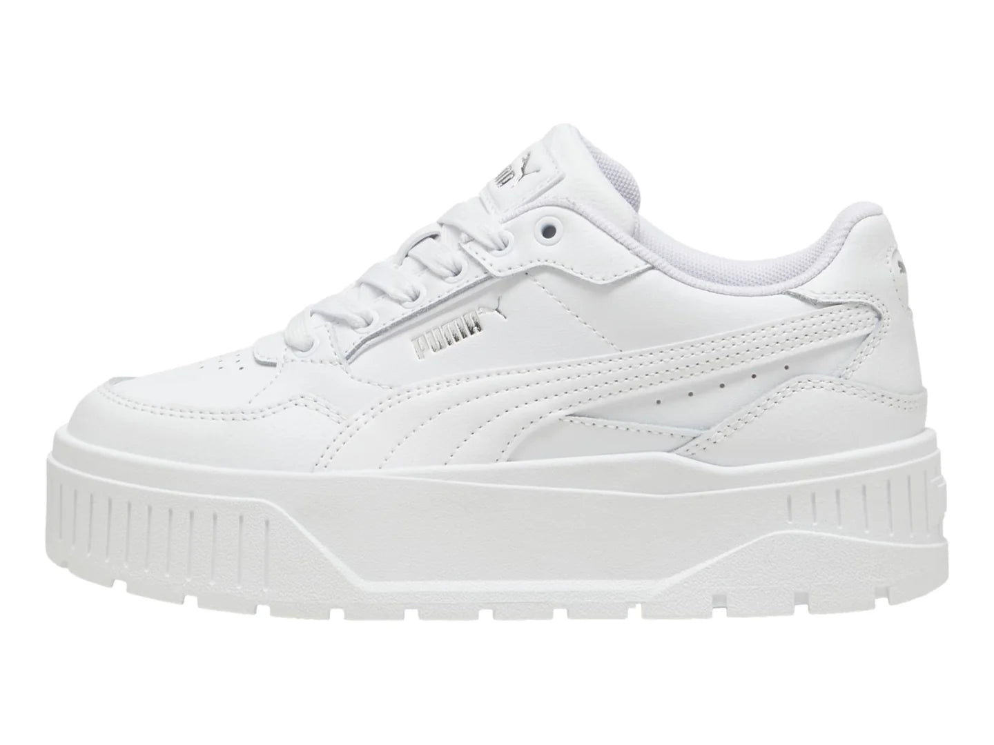 Tenis PUMA Karmen II Idol Blanco y Plata para Niña