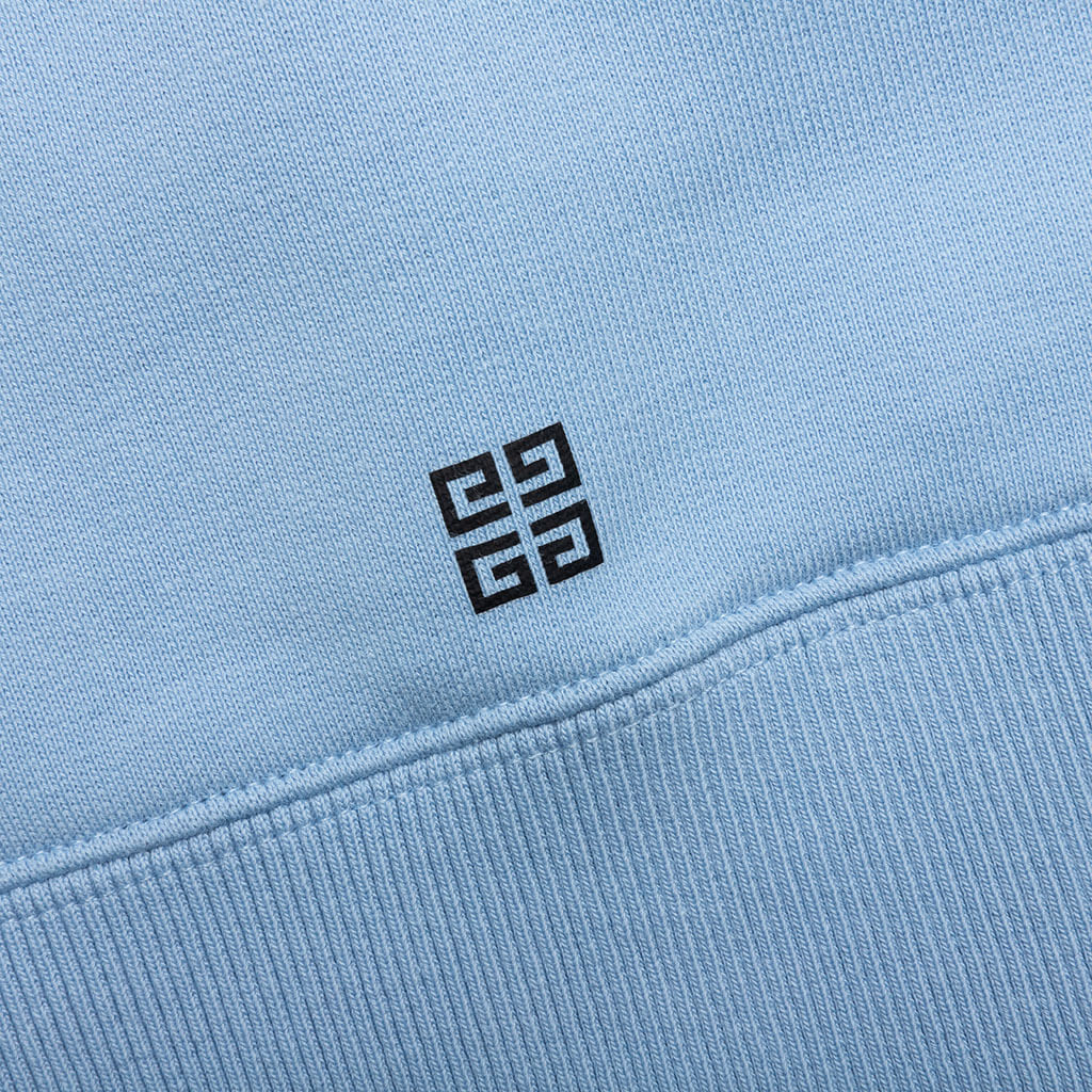 Slim Fit Hoodie Light Blue