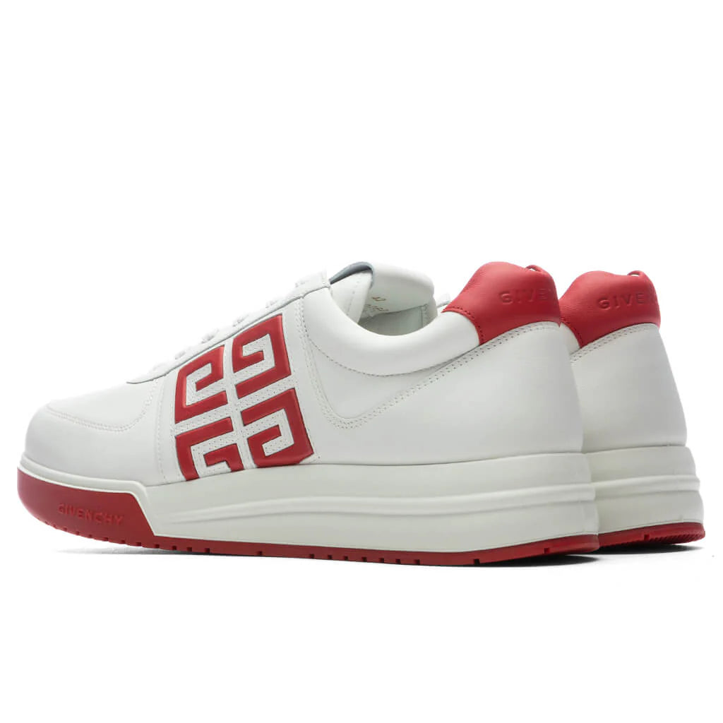 G4 Low Sneakers White Red