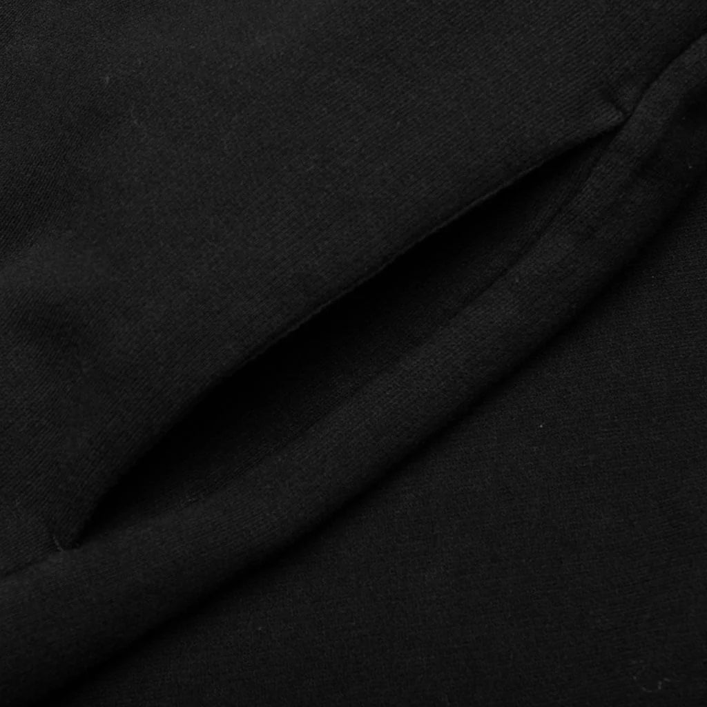 Maxi Slogan Hoodie Black