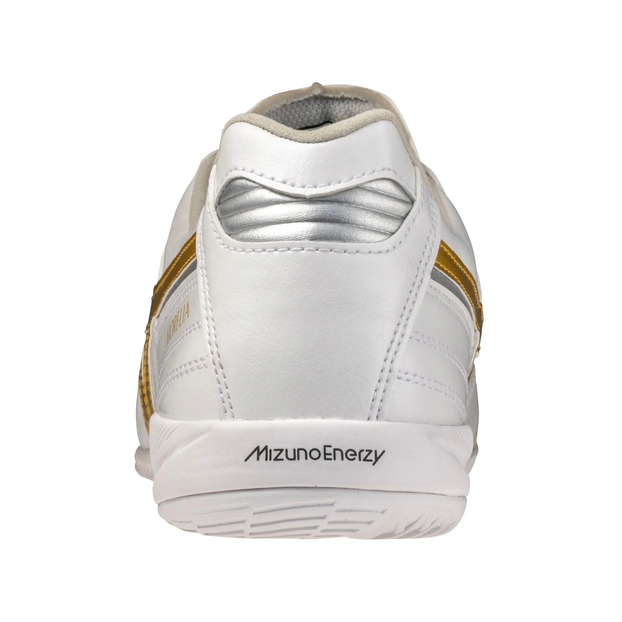 Mizuno Morelia Sala Elite IN Mens Soccer Shoes White Gold