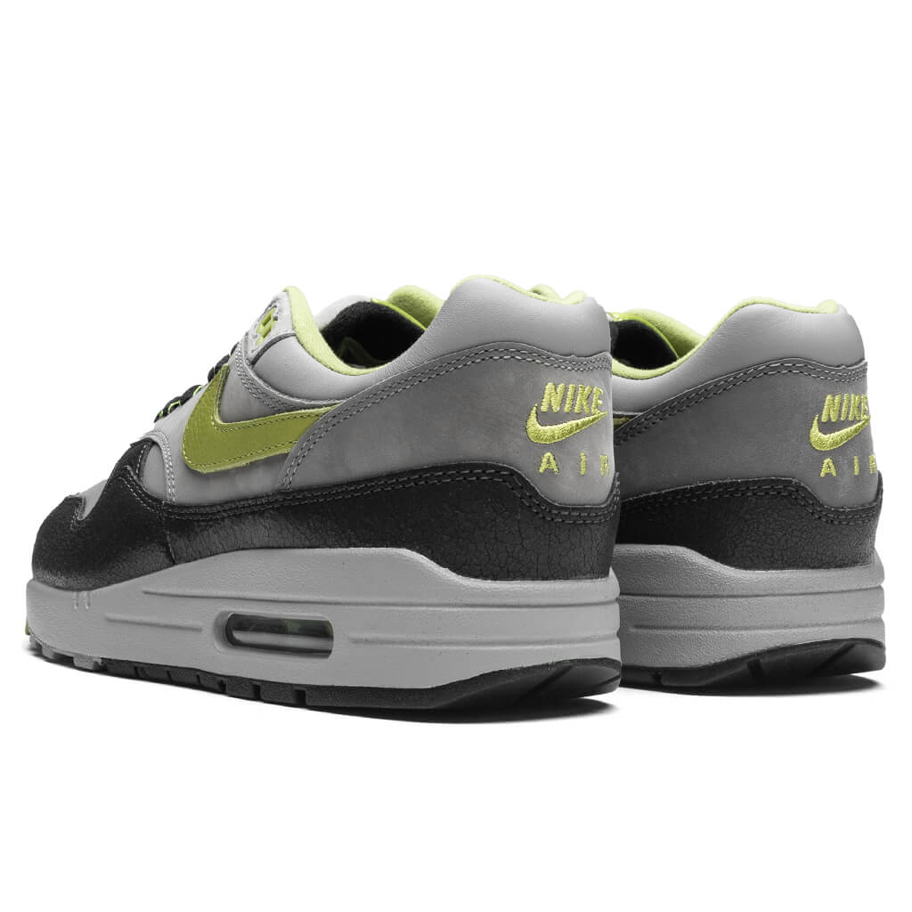Nike x HUF Air Max 1 Pear Green Anthracite Pear Medium Grey Flat Pewter