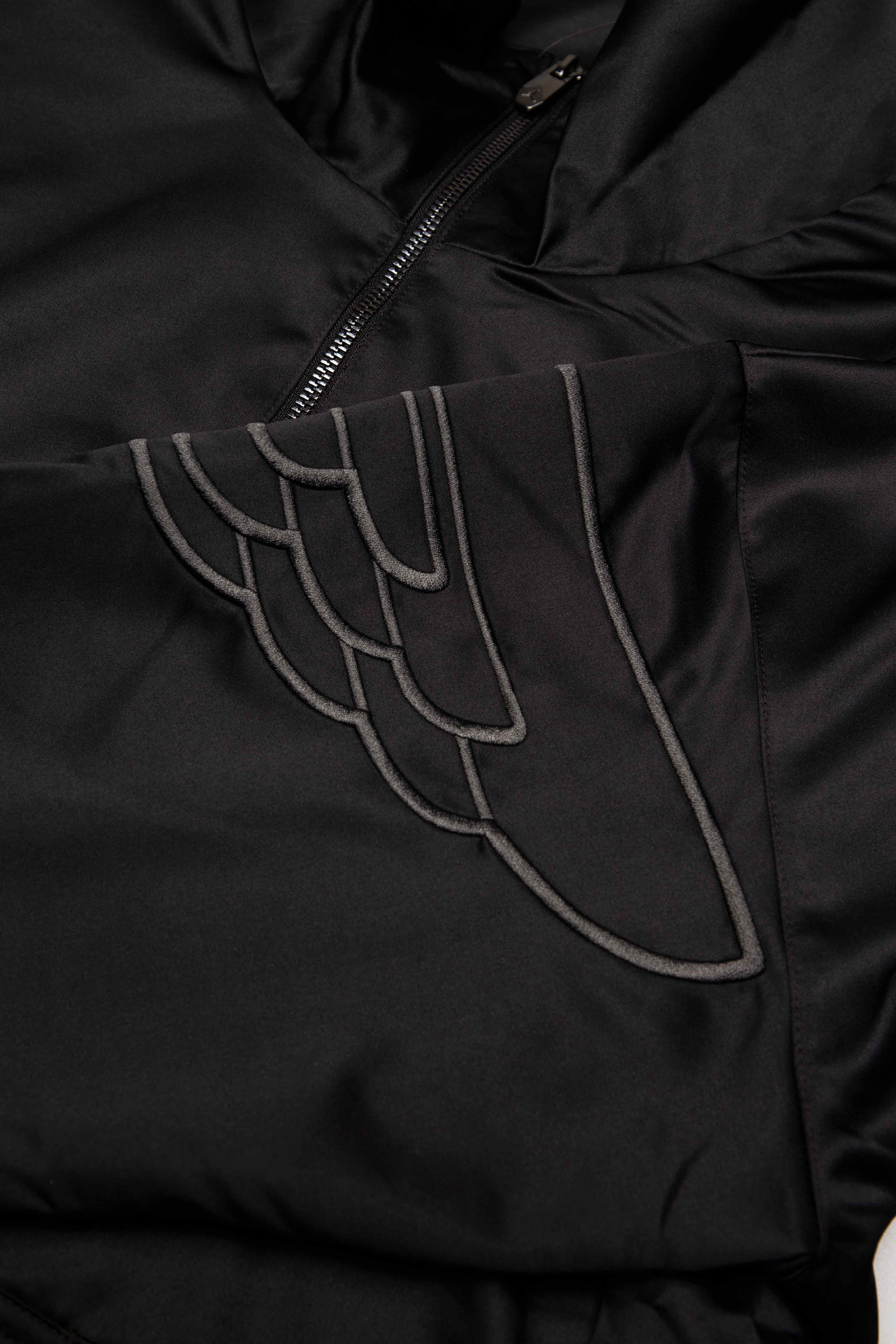 Air Jordan Wings Classic Mens Jacket Black Black