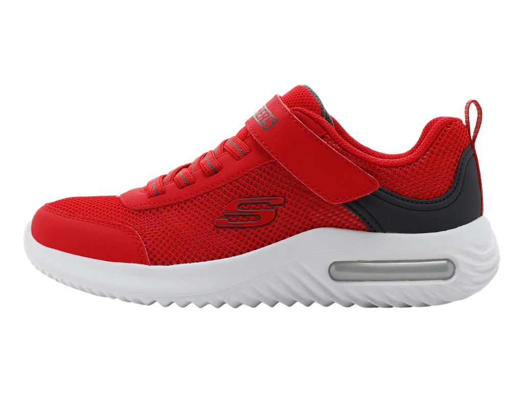 Tenis Skechers Bounder Tech Rojo para Niño
